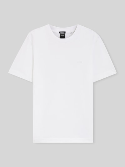 BOSS Regular Fit T-Shirt aus reiner Baumwolle Modell 'Thompson 01' Weiss 2