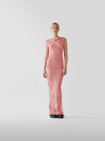 Rick Owens Maxikleid mit U-Boot-Ausschnitt Pink 1