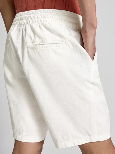 Matinique Regular Fit Bermudas aus Leinen-Baumwoll-Mix Modell 'barton' Offwhite 3