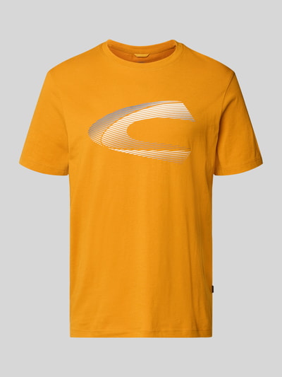 camel active T-Shirt mit Label-Print Orange 2