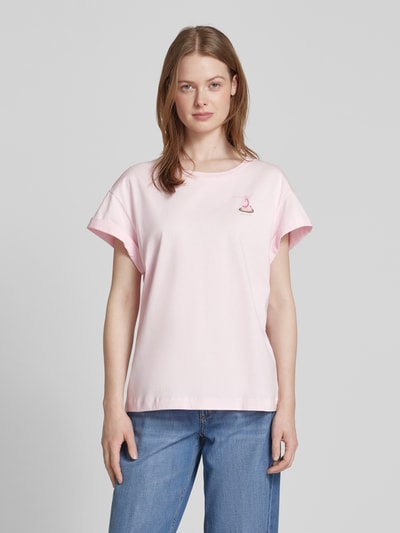 Rich & Royal T-Shirt mit Motiv-Print Rosa 4