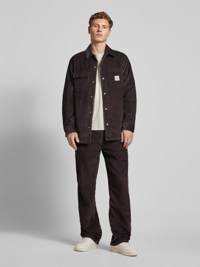 Levi's® Stoffen broek met steekzakken Donkerbruin - 1