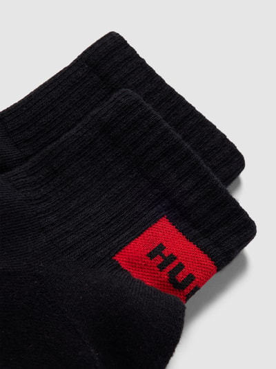 HUGO Socken mit Label-Print im 2er-Pack  Modell 'SH' Black 2