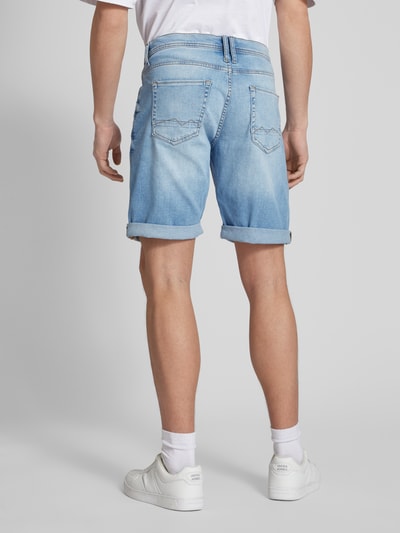 Blend Regular Fit Jeansshorts im 5-Pocket-Design Hellblau 5