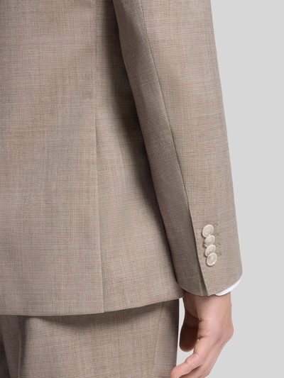 BOSS Slim Fit Anzug aus reiner Schurwolle Modell 'H-HUGE-2PCS-263' Beige 6