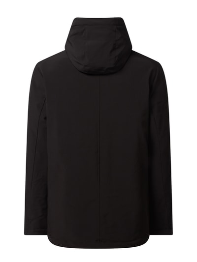 Selected Homme Parka met wattering, model 'Piet' Zwart - 4