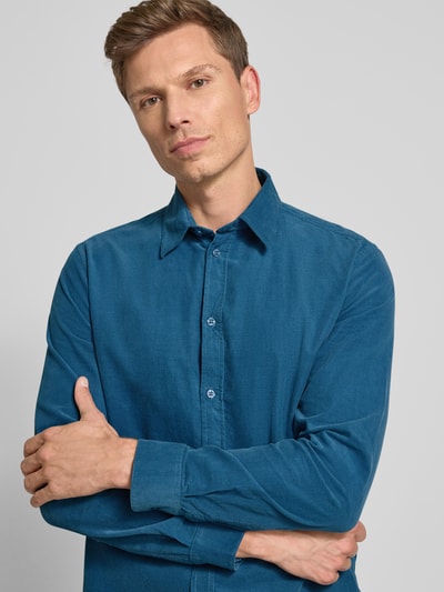 Samsøe Samsøe Vrijetijdsoverhemd met knoopsluiting, model 'SALIAM' Blauw - 3