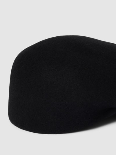 Müller Headwear Kaszkiet z wełny z fakturowanym wzorem model ‘UNI’ Czarny 2