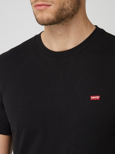 Levi's® T-shirt z naszywką z logo Czarny 3