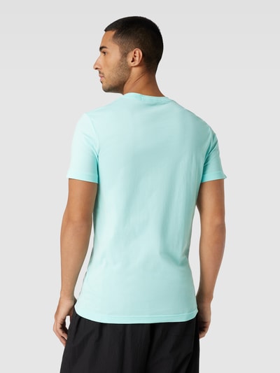Calvin Klein Jeans T-Shirt mit Label-Print Aqua 5