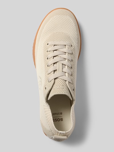 BOSS Low top sneaker in mesh-look model 'CARLYNN' Wit - 3