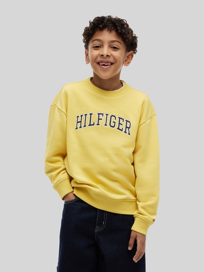 Tommy Hilfiger Kids Regular Fit Sweatshirt aus Baumwoll-Mix GELB 4