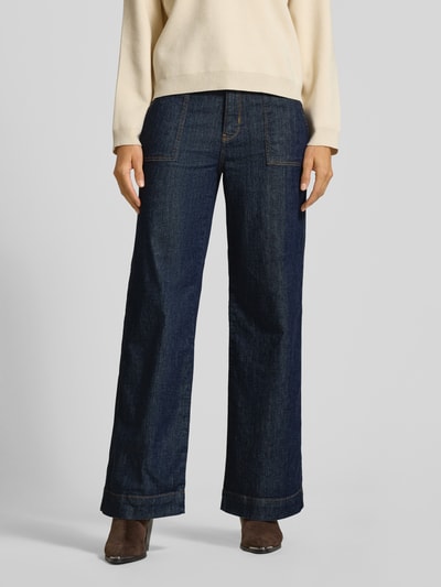 Buena Vista Jeansy z szerokimi nogawkami i wpuszczanymi kieszeniami Ciemnoniebieski 4