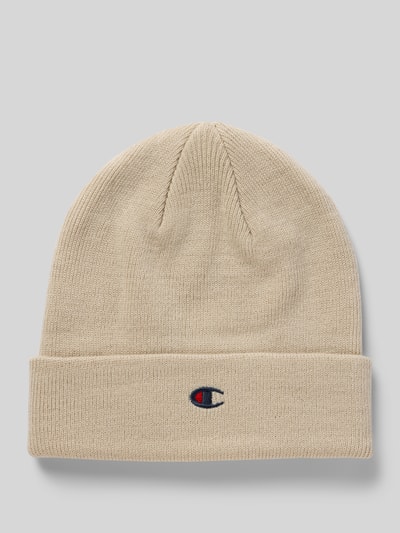CHAMPION Beanie mit Label-Detail Beige 1