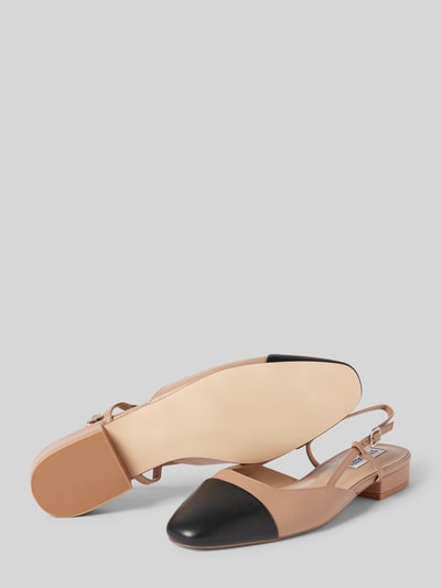 Steve Madden Slingbacks met contrastgarnering, model 'BELINDA' Beige - 4