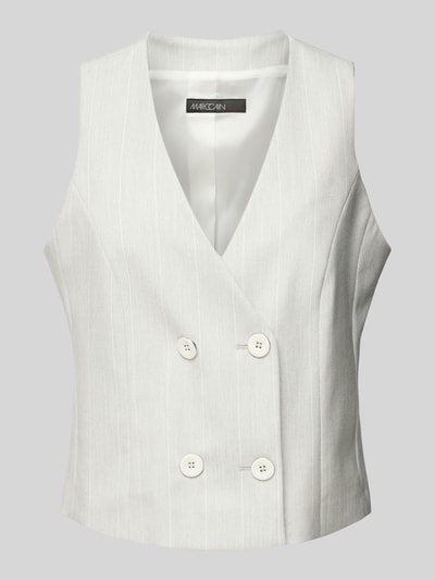 Marc Cain Gilet met V-hals Ecru - 2