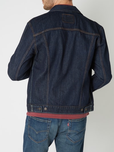 Levi's® Rinsed Washed Jeansjacke mit Brusttaschen Jeansblau 4