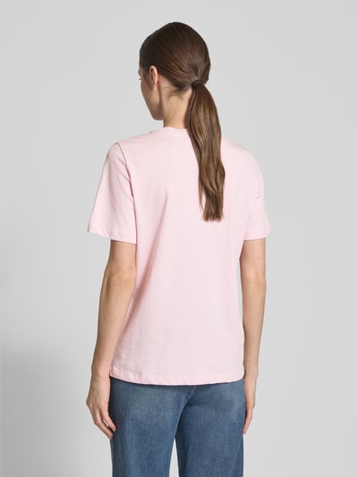 s.Oliver RED LABEL Relaxed Fit T-Shirt aus reiner Baumwolle Rosa 5