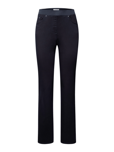 Raphaela By Brax Slim Fit 5-Pocket-Jeans mit elastischem Bund - 'Super Dynamic' Dunkelblau 2