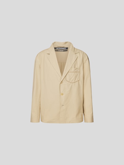 Jacquemus Sakko mit Reverskragen Beige 2