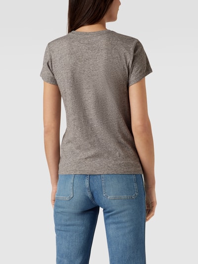 Polo Ralph Lauren T-Shirt mit Label-Print Mittelgrau Melange 5