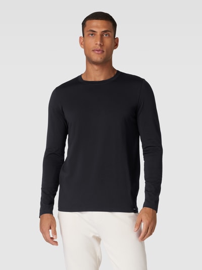 Skiny Longsleeve mit Label-Detail Black 4