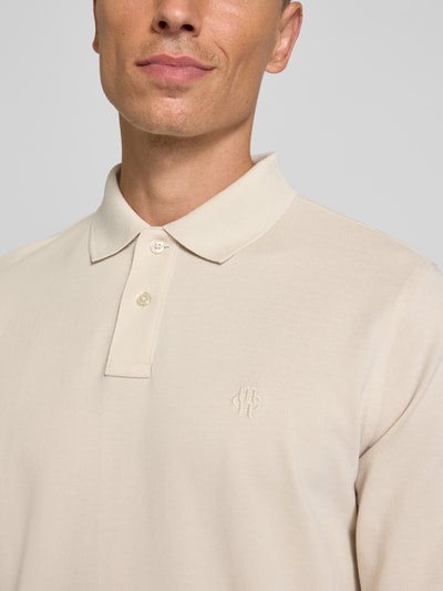MCNEAL Regular Fit Poloshirt mit Label-Stitching Sand 3
