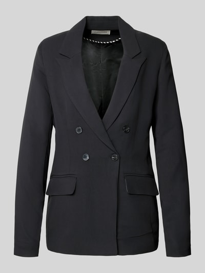 GUIDO MARIA KRETSCHMER WOMAN Żakiet z kołnierzem z połami model ‘Inga’ Czarny 2