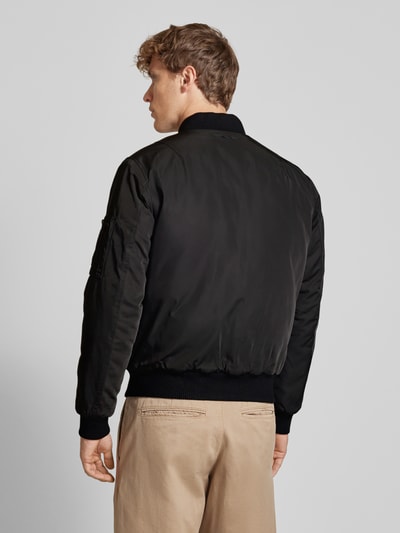 Original Bombers Bomberjack met labelpatch Zwart - 5