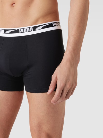 Puma Boxershort met labeldetails in een set van 2 stuks Zwart - 3