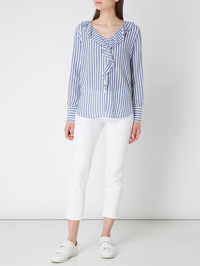 OPUS Bluse mit Streifenmuster  Marine 1