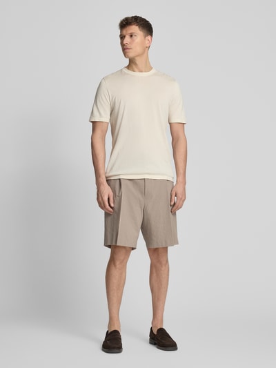 HUGO Wide Fit Chinoshorts aus Baumwoll-Mix Hellbraun 1