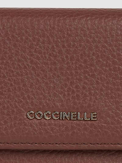 Coccinelle Portemonnaie aus Leder  Aubergine 2