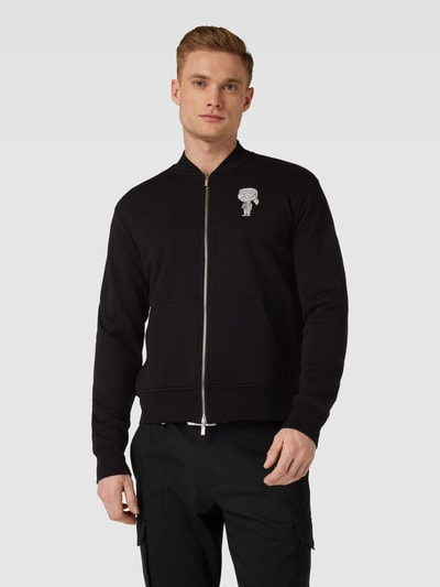 Karl Lagerfeld Sweatjacke mit Logo-Detail Black 4