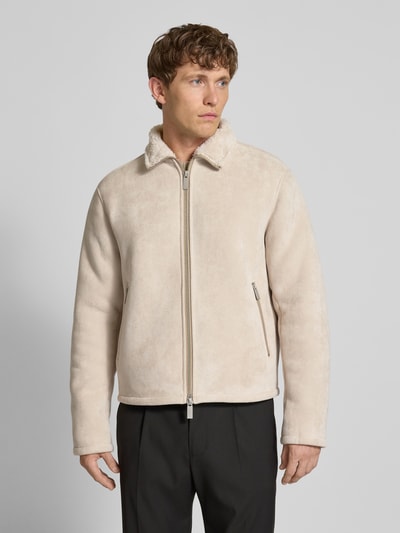 JAKE*S STUDIO MEN Kurtka z kieszeniami zapinanymi na zamek błyskawiczny Beżowy 4