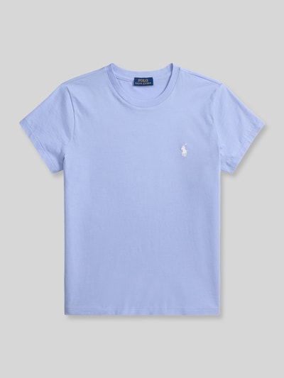 Polo Ralph Lauren Regular Fit T-Shirt aus reiner Baumwolle Hellblau 2