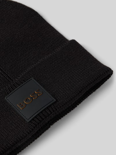 BOSS Mütze aus Woll-Mix Modell 'FOXXY' Black 2