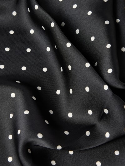 Oui Nickytuch mit Label-Print Black 2