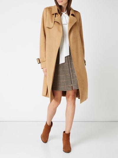 Jake*s Collection Trenchcoat mit gebundenem Gürtel Cognac 1