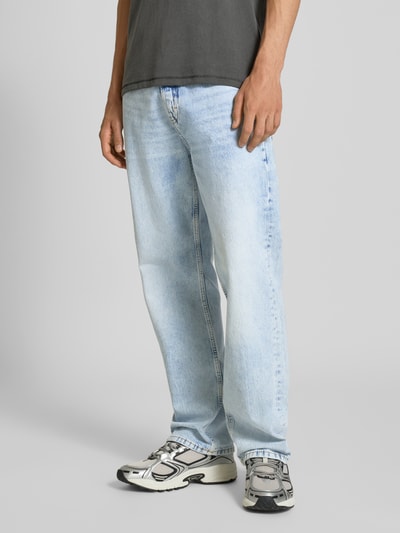 Tommy Jeans Straight fit jeans van puur katoen Lichtblauw - 4