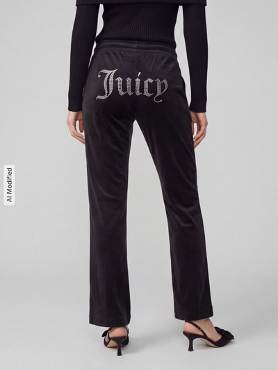 Juicy Couture Jogpants z trokiem Czarny 5