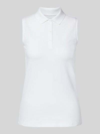 Christian Berg Woman Tanktop met polokraag Wit - 2