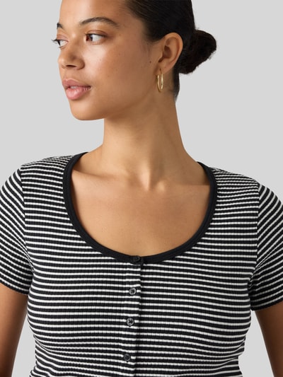Levi's® Slim fit t-shirt van katoenmix Antraciet gemêleerd - 3