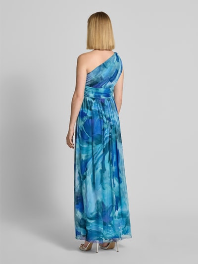 Swing Abendkleid mit Taillenband und One-Shoulder-Träger Ocean 5