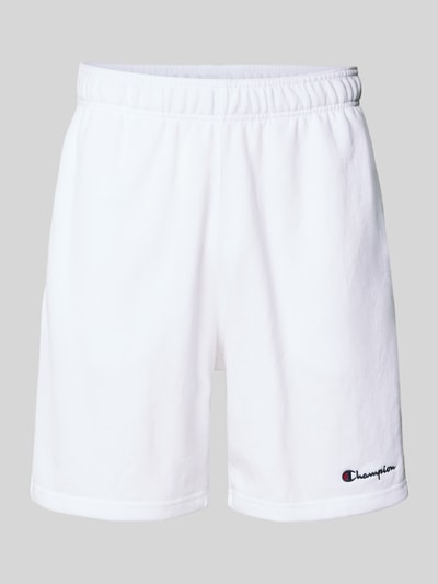 CHAMPION Relaxed Fit Shorts mit Label-Stitching Modell 'ICONS' Weiss 2