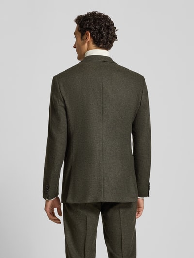 Tiger of Sweden Slim Fit Sakko aus reiner Viskose Modell 'Justin' Dunkelgruen 5