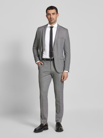 BOSS Slim Fit Business-Hemd mit Haifischkragen Modell 'Hank' Weiss 1