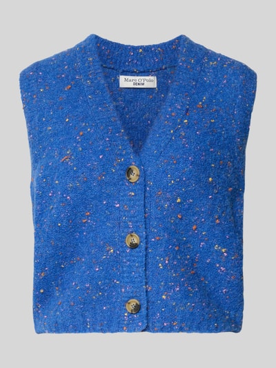 Marc O'Polo Denim Regular fit spencer van scheerwolmix Koningsblauw - 1