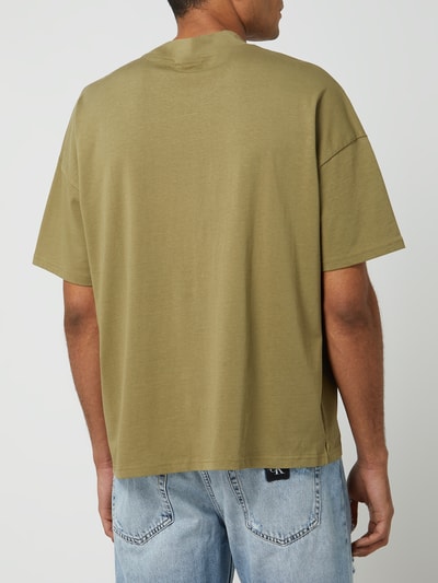 URBAN CLASSICS Oversized T-shirt van katoen Kaki - 5