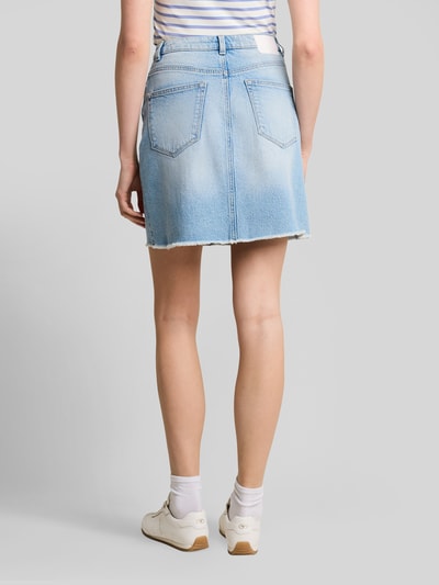 Tom Tailor Denim Mini Jeansrock mit offenem Saum Jeansblau 5